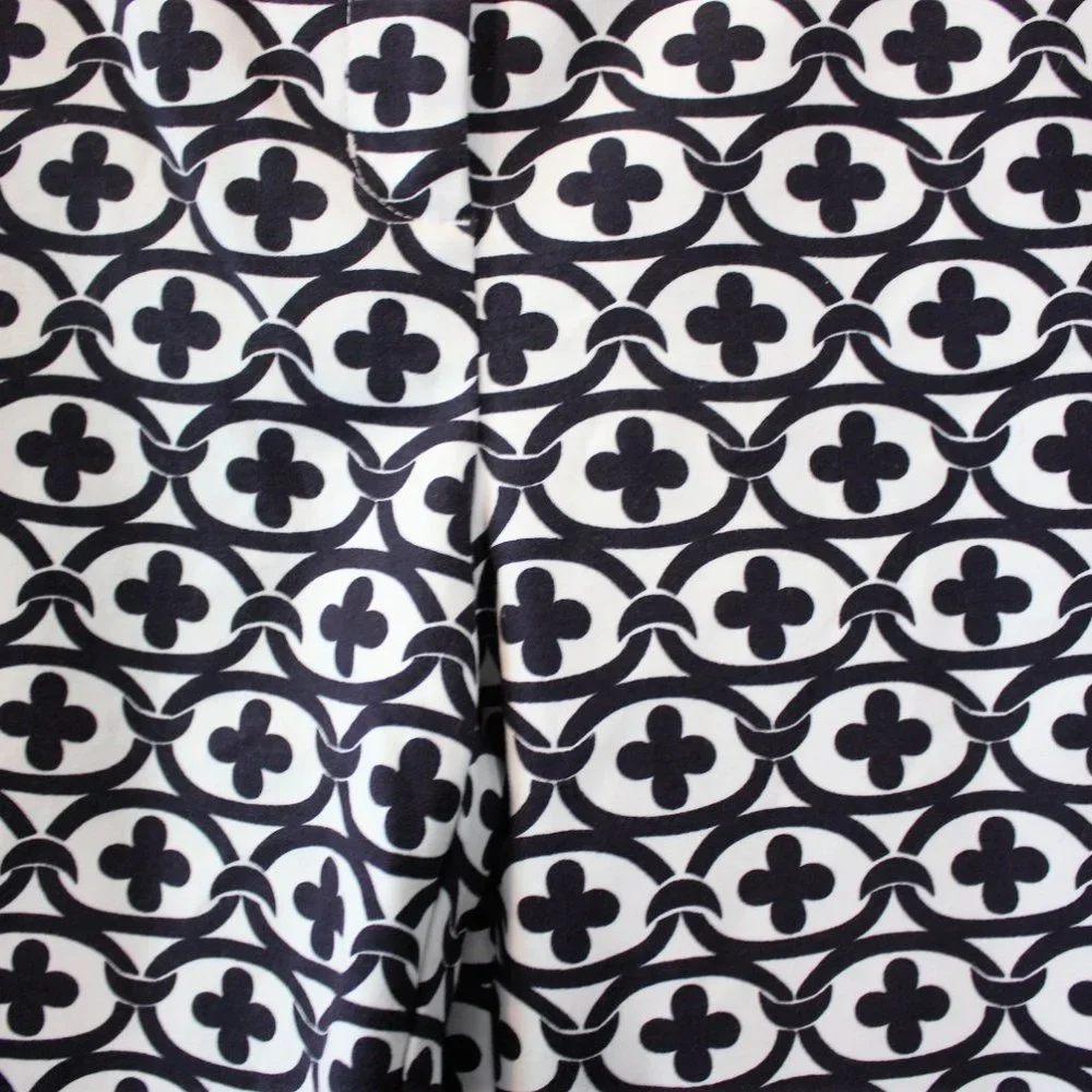 Boden Size 6 (US) 10 (UK) Richmond Trouser Pant Navy White Fun Print - Picture 2 of 4